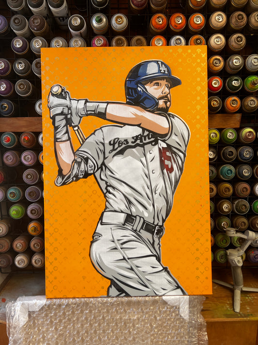 Cody Bellinger Original Topps Card Art