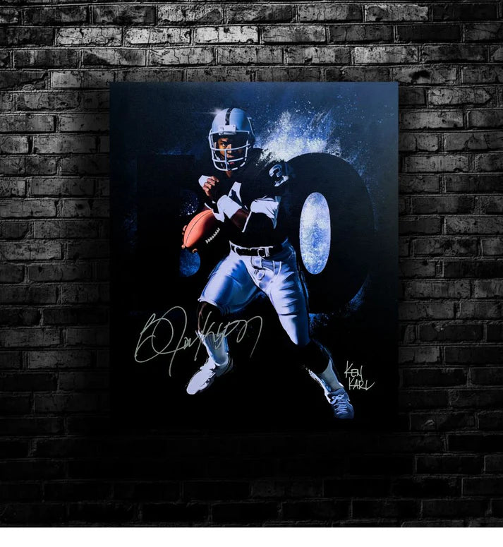 Bo Jackson AUTOGRAPHED original work of art