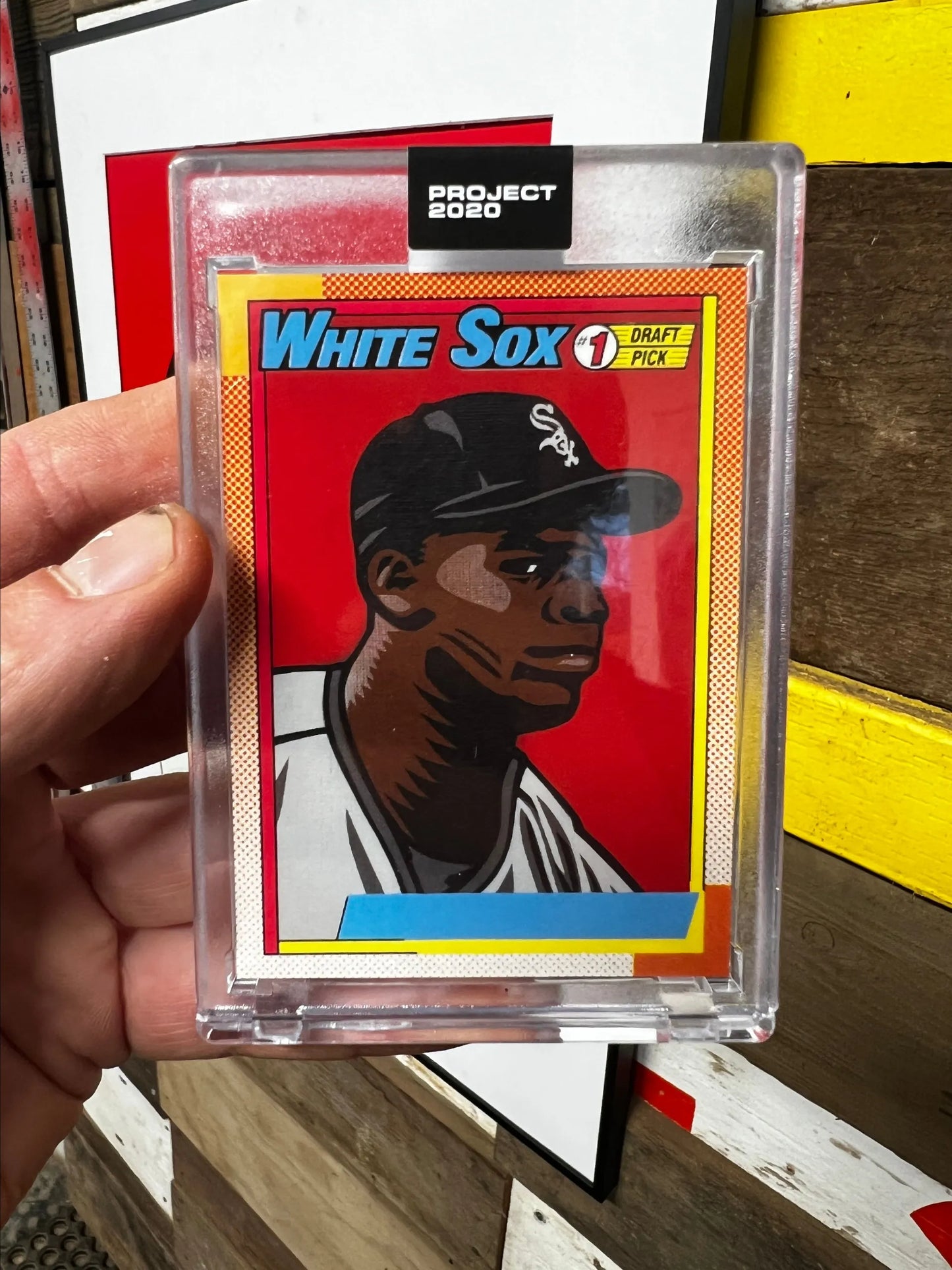 Frank Thomas Original Topps Card Art