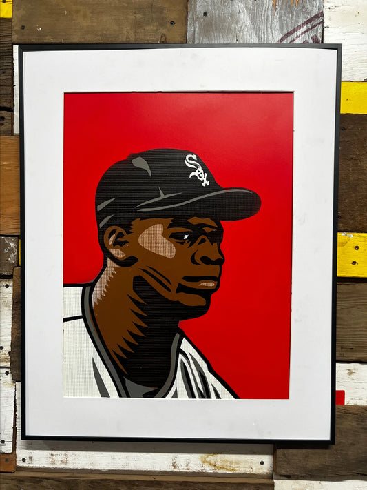 Frank Thomas Original Topps Card Art